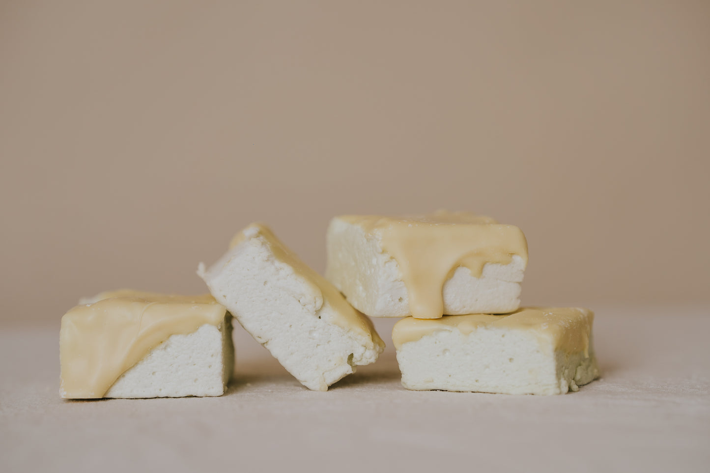 White Chocolate Dipped Coconut Marshmallows