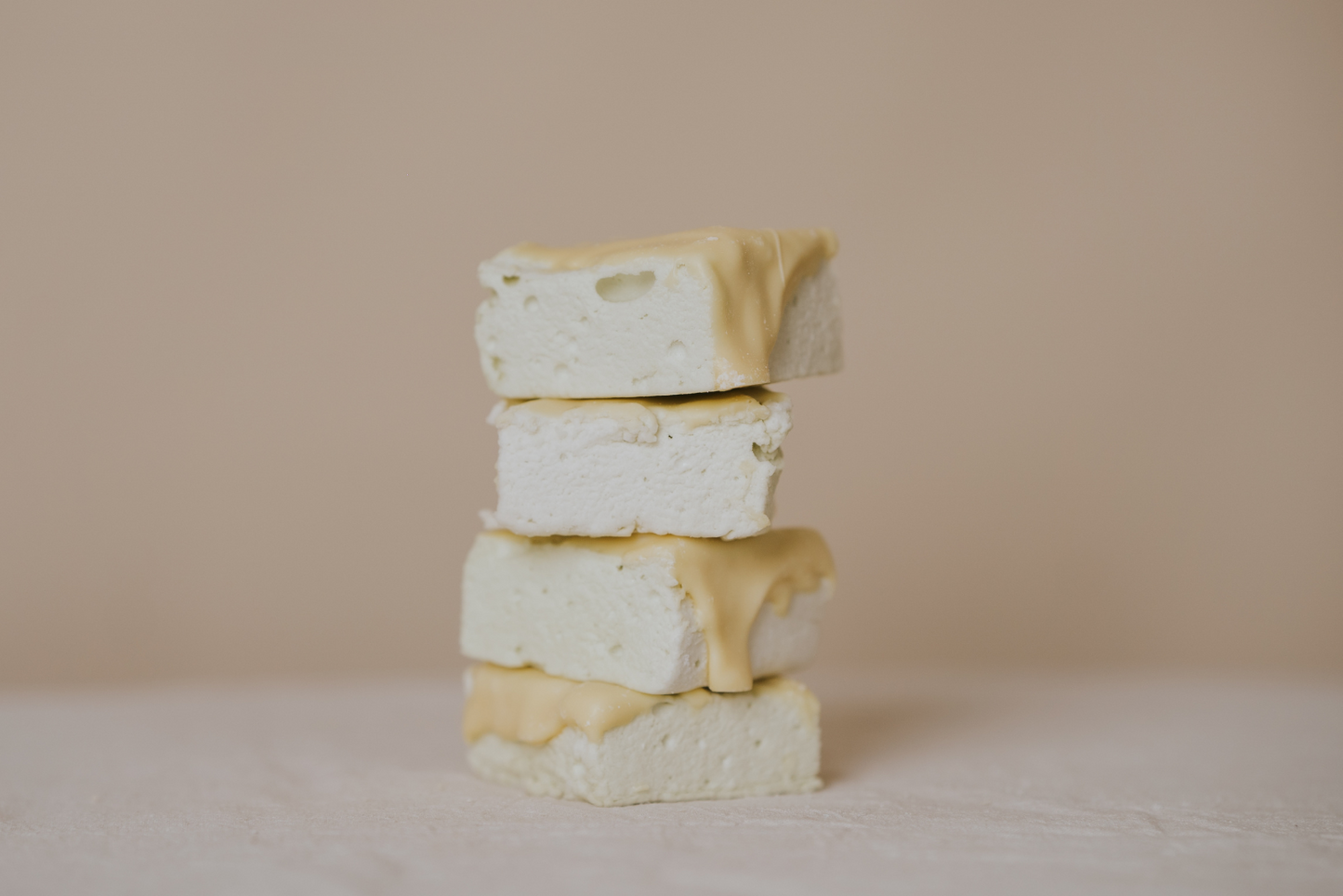 Strawberry Matcha White Chocolate Dipped Marshmallows