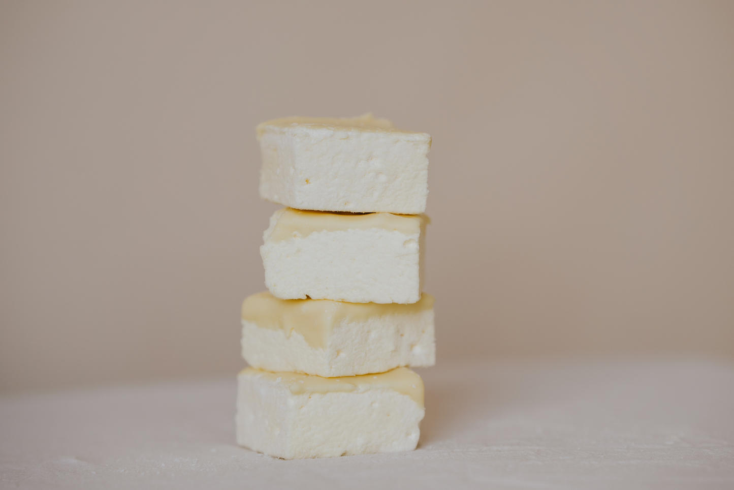 Lemon White Chocolate Dipped Marshmallows