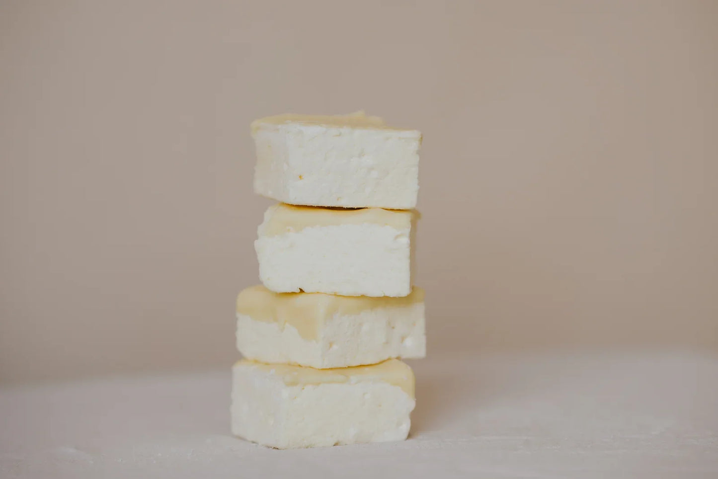 Lemon White Chocolate Dipped Marshmallows