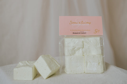 Rhubarb & Custard Jumbo Marshmallows - S’more’a’licious -<code> smorealicious.com </code>Handmade gifts and treats made in Northern Ireland