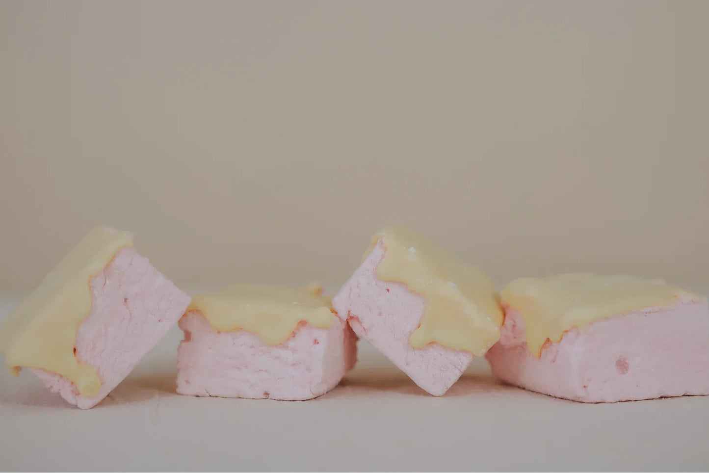 White Chocolate Dipped Raspberry Marshmallows