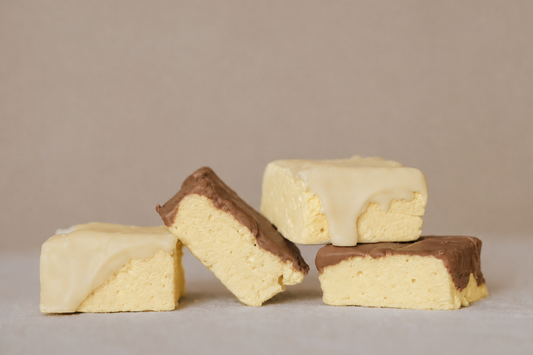 Banana Marshmallows Dipped in Belgian Chocolate