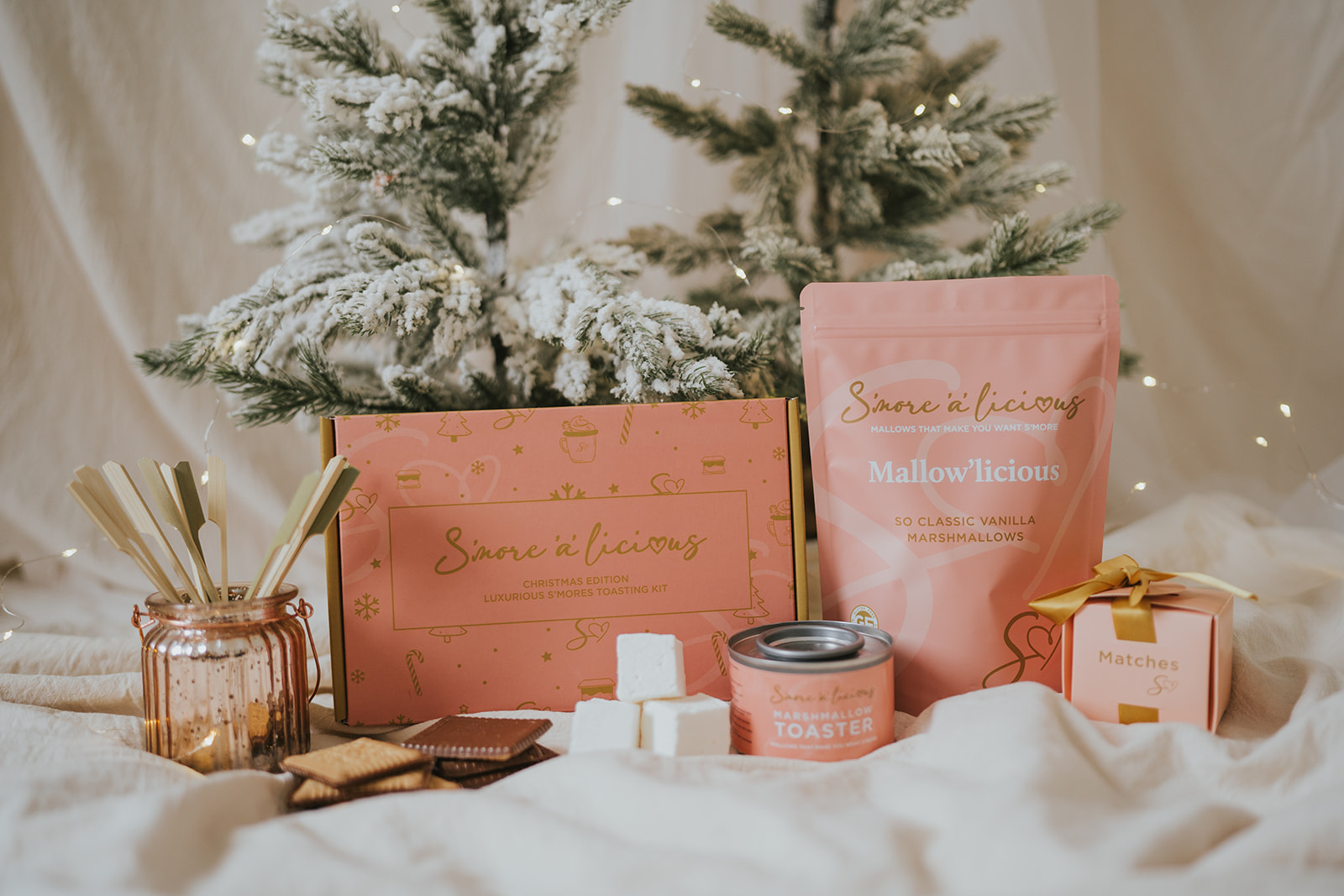 Christmas Edition Luxurious S'mores Kit - S’more’a’licious -<code> smorealicious.com </code>Handmade gifts and treats made in Northern Ireland
