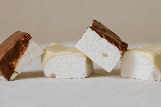 Coffee Chocolate Dipped Marshmallows