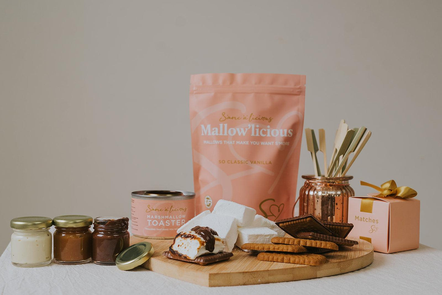 Ultimate Luxurious S'mores Kit - S’more’a’licious -<code> smorealicious.com </code>Handmade gifts and treats made in Northern Ireland