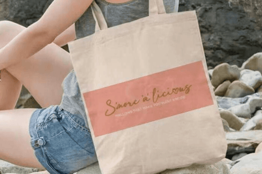Canvas Tote Bag - S’more’a’licious -<code> smorealicious.com </code>Handmade gifts and treats made in Northern Ireland