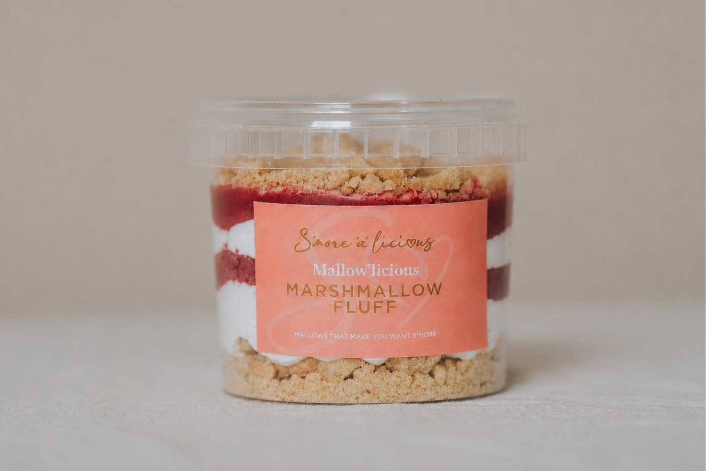 Strawberry Shortcake Marshmallow Fluff Pot